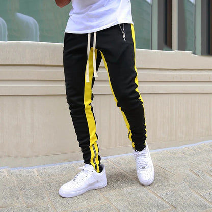 Mens Cotton Joggers Sport Running Pants Fitness Men Sportswear Tracksuit Bottoms Skinny Sweatpants Trousers Gyms Track Pants - Kimlud