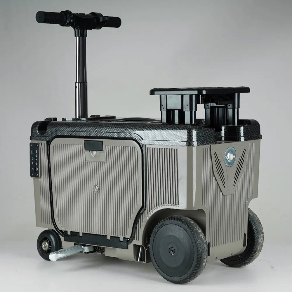 FENGJIU 20 Inch Portable Boarding Smart Luggage Multi-functional Electric Luggage That Can Be Ridden by Adults | Kimlud...