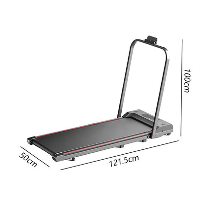 Best Selling Foldable Treadmill with Handle Bar Lightweight Folding Silent Treadmill 2 in 1 Portable Treadmills for Home...