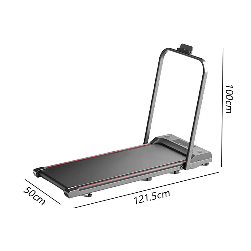 Best Selling Foldable Treadmill with Handle Bar Lightweight Folding Silent Treadmill 2 in 1 Portable Treadmills for Home...
