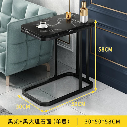 Modern Single Layer Side Table for Living Room Dining Kitchen Home or Villa Wood Center Table Furniture | Kimlud Office...