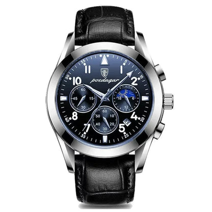 POEDAGAR 816 Men Watches New Reloj Fashion Waterproof Luminous Luxury Men's Clock Relogio Masculino Quartz Wristwatches for Gift