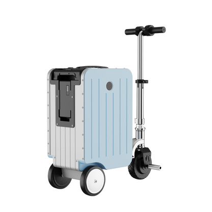 FENGJIU Adult and Children's Skateboard Luggage with Strong Load-bearing Capacity Rechargeable Electric Luggage...