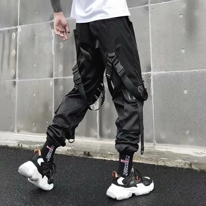 Harajuku Joggers Cargo Pants Men Fashion Casual Multi Pocket Streetwear techwear Men Women Sport Trousers Trending y2k Style - Kimlud