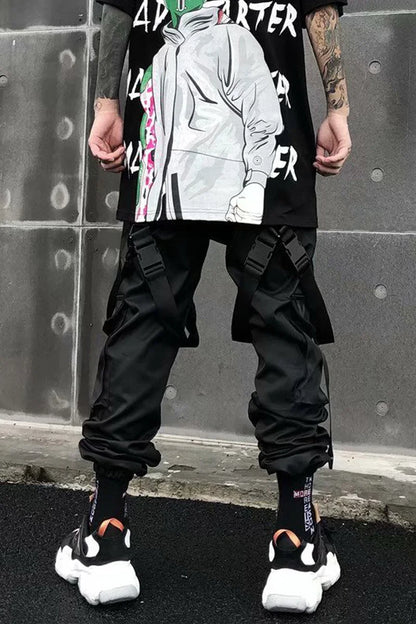 Harajuku Joggers Cargo Pants Men Fashion Casual Multi Pocket Streetwear techwear Men Women Sport Trousers Trending y2k Style - Kimlud