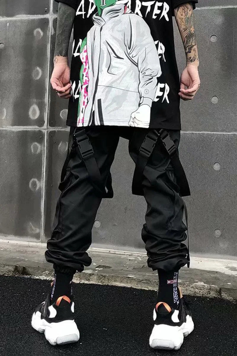 Harajuku Joggers Cargo Pants Men Fashion Casual Multi Pocket Streetwear techwear Men Women Sport Trousers Trending y2k Style - Kimlud