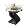 Italian Luxury Modern Simple Design Oval Coffee Table Advanced Lighting Combination for Small Home Hotel Living Room...
