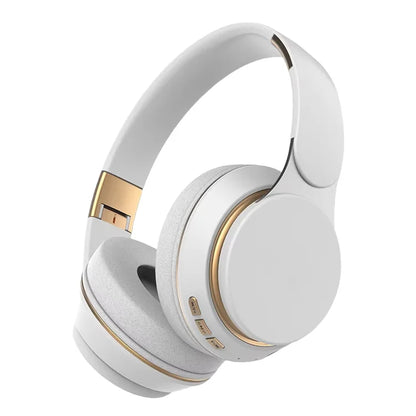 Wireless Headphone Over Ear Foldable Headset with Deep Bass Sound Long Battery Life Headphones with Built in Mic