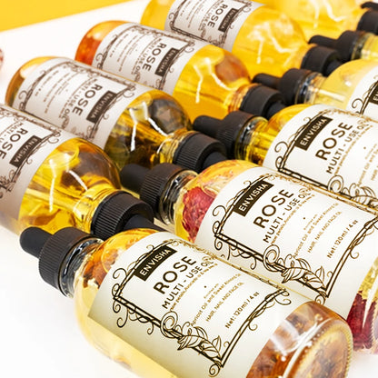 ENVISHA Natural Rose Oil Anti Aging Wrinkle Body Hair Moisturizer Nourishing Moisturizing Skin Care Facial Essential...