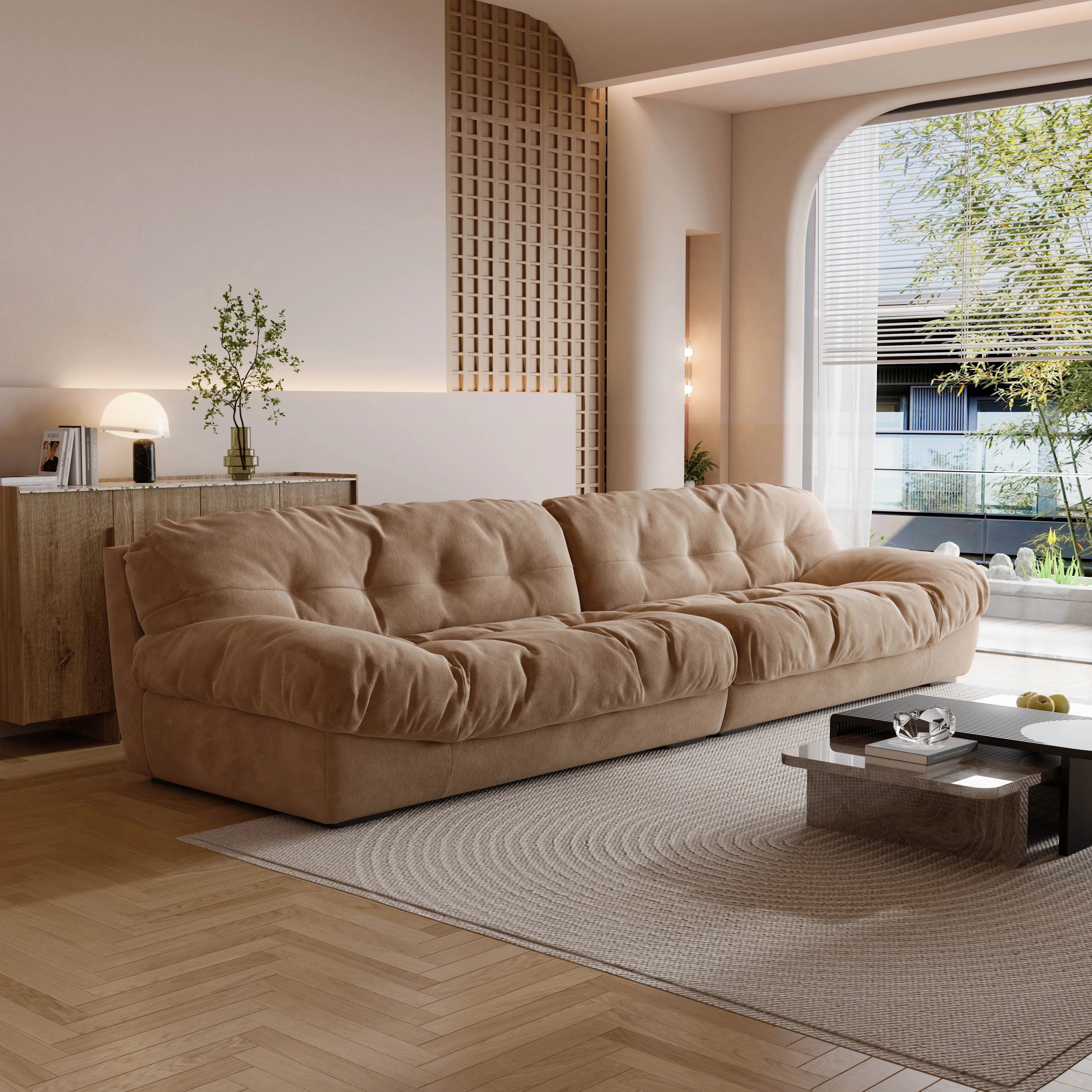 Modern Luxury Furniture for Living Room Optional Fabric Color Support Customized Living Room Sofa Set | Kimlud Office...