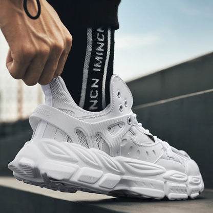 Shoes For Women Men's Sneakers 2025 Spring Fashion Street Style High Cushioning Trainers Male Running Sport Gym Tenis Footwear - Kimlud
