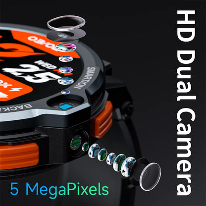 4G Android Smartwatch APPLLP 6 PRO 4+64GB With Dual Camera Video Call GPS Smart Watch With Sim Card