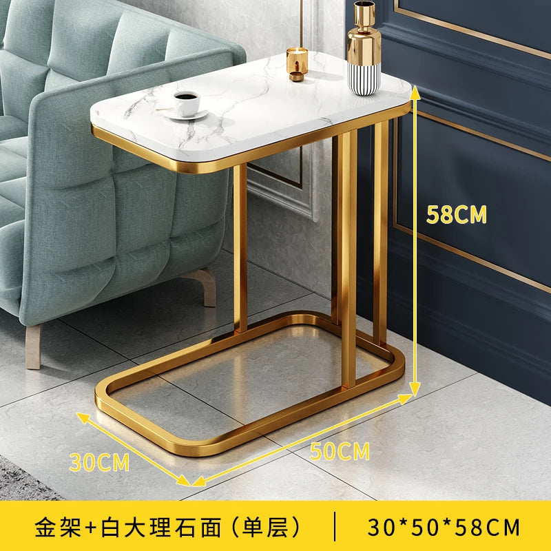 Modern Single Layer Side Table for Living Room Dining Kitchen Home or Villa Wood Center Table Furniture | Kimlud Office...