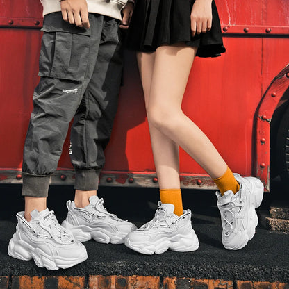 Shoes For Women Men's Sneakers 2025 Spring Fashion Street Style High Cushioning Trainers Male Running Sport Gym Tenis Footwear - Kimlud
