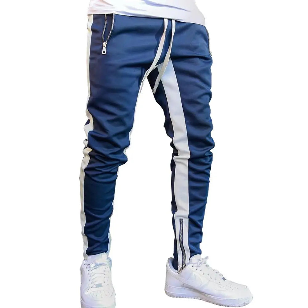 Mens Cotton Joggers Sport Running Pants Fitness Men Sportswear Tracksuit Bottoms Skinny Sweatpants Trousers Gyms Track Pants - Kimlud