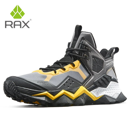 Rax Men Waterproof Hiking Shoes Breathable Hiking Boots Outdoor Trekking Boots Sports Sneakers Tactical Shoes - Kimlud