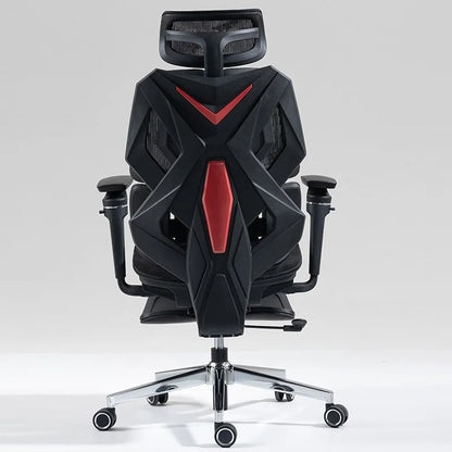 Ergonomic Gaming Chair with Lumbar Support, Height Adjustable Computer Chair for Home & Office, Comfortable for Long Sitting - Kimlud