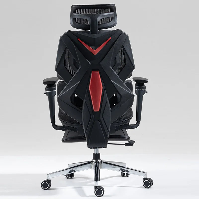 Ergonomic Gaming Chair with Lumbar Support, Height Adjustable Computer Chair for Home & Office, Comfortable for Long Sitting - Kimlud