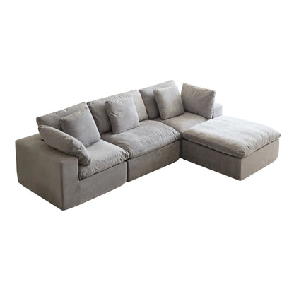 Modern Modular Luxury Furniture Compressed Sofas L Shaped Memory Foam Compressed Sofas Empty Sectional Canape Sponge...