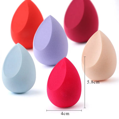 20/5/1pcs Makeup Sponge Concealer Smooth Cosmetic Powder Puff Cut Shape Foundation Water Drop Bevel Make Up Blender Tools