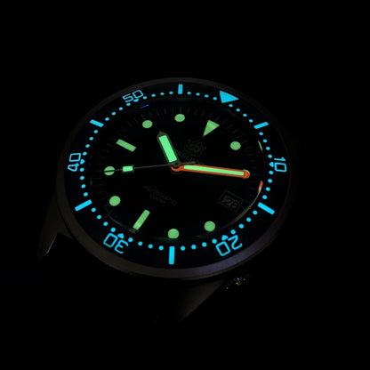 SD1979  New Arrival 2020 Upgraded Version Black Ceramic Bezel Stainless Steel Mens Dive Watch with Signed Crown