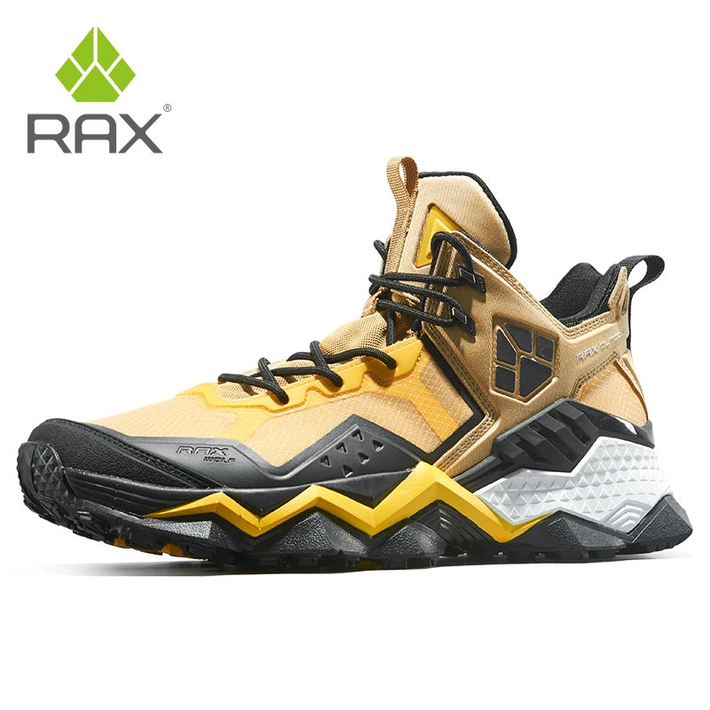 Rax Men Waterproof Hiking Shoes Breathable Hiking Boots Outdoor Trekking Boots Sports Sneakers Tactical Shoes - Kimlud