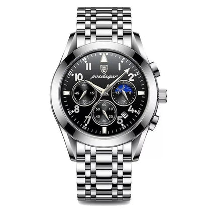 POEDAGAR 816 Men Watches New Reloj Fashion Waterproof Luminous Luxury Men's Clock Relogio Masculino Quartz Wristwatches for Gift