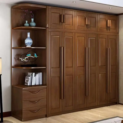 Handmade Solid Wood Oak Contemporary Modern Eco-Friendly Durable Freestanding Convertible Large Capacity Home Furniture Storage