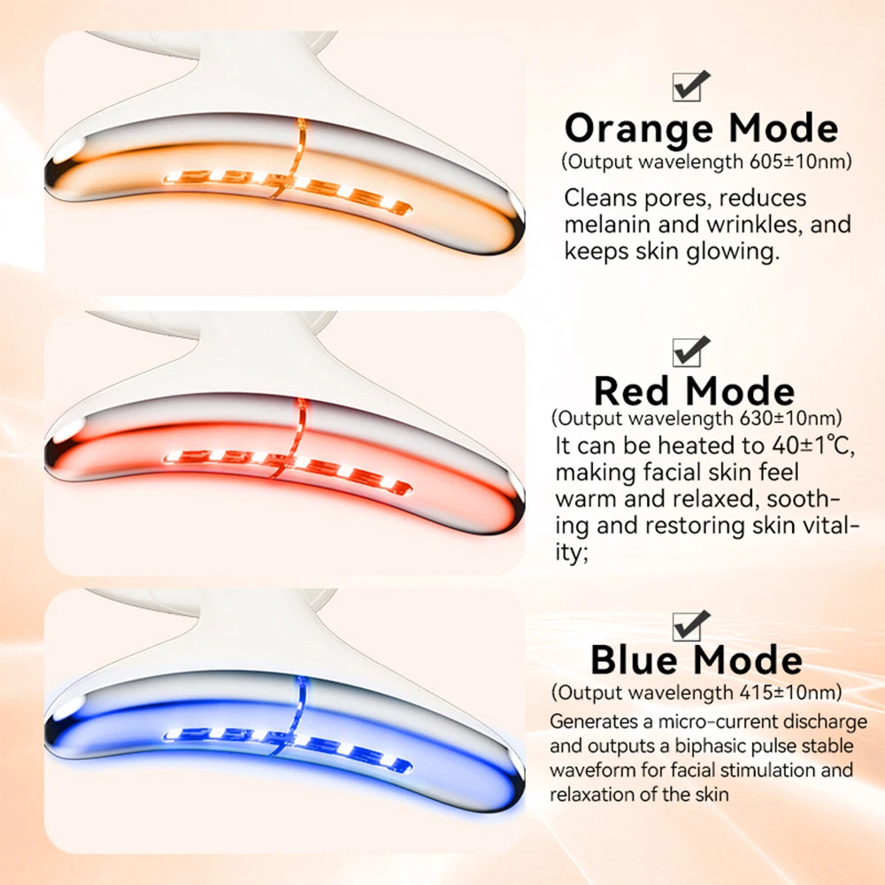 Electric Face Massager Tool Portable Face Lift Device Neck Massager for Double Chin Reducer