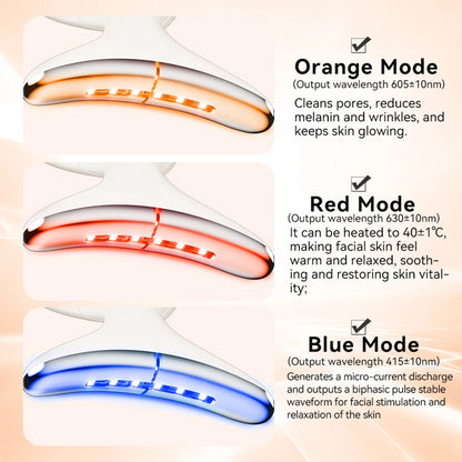 Electric Face Massager Tool Portable Face Lift Device Neck Massager for Double Chin Reducer