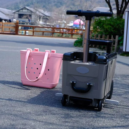 FENGJIU Factory Wholesale Custom Logo Electric Luggage Cleared to Board TSA Lock USB Charging Electric Suitcase Rolling...