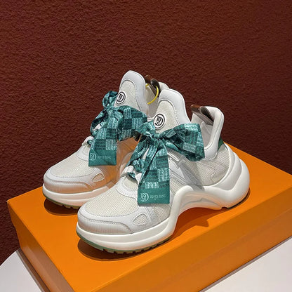 2 024 Hot Selling Womens Shoes Sneakers High Quality Arch Support Lady Chunky Shoes Designer Sneakers - Kimlud