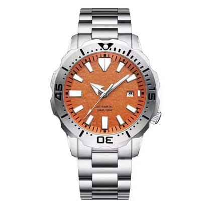 Free Sample Men's Stainless Steel Sport Calendar Water Resistant Business Watch Crystal Custom Welcome