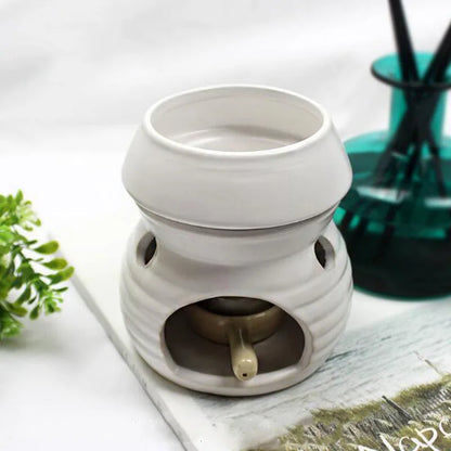 Ceramic Aromatherapy Burner Essential Oil Lamp Hotel Beauty Salon Home Indoor Candle Aroma Furnace Household Decor