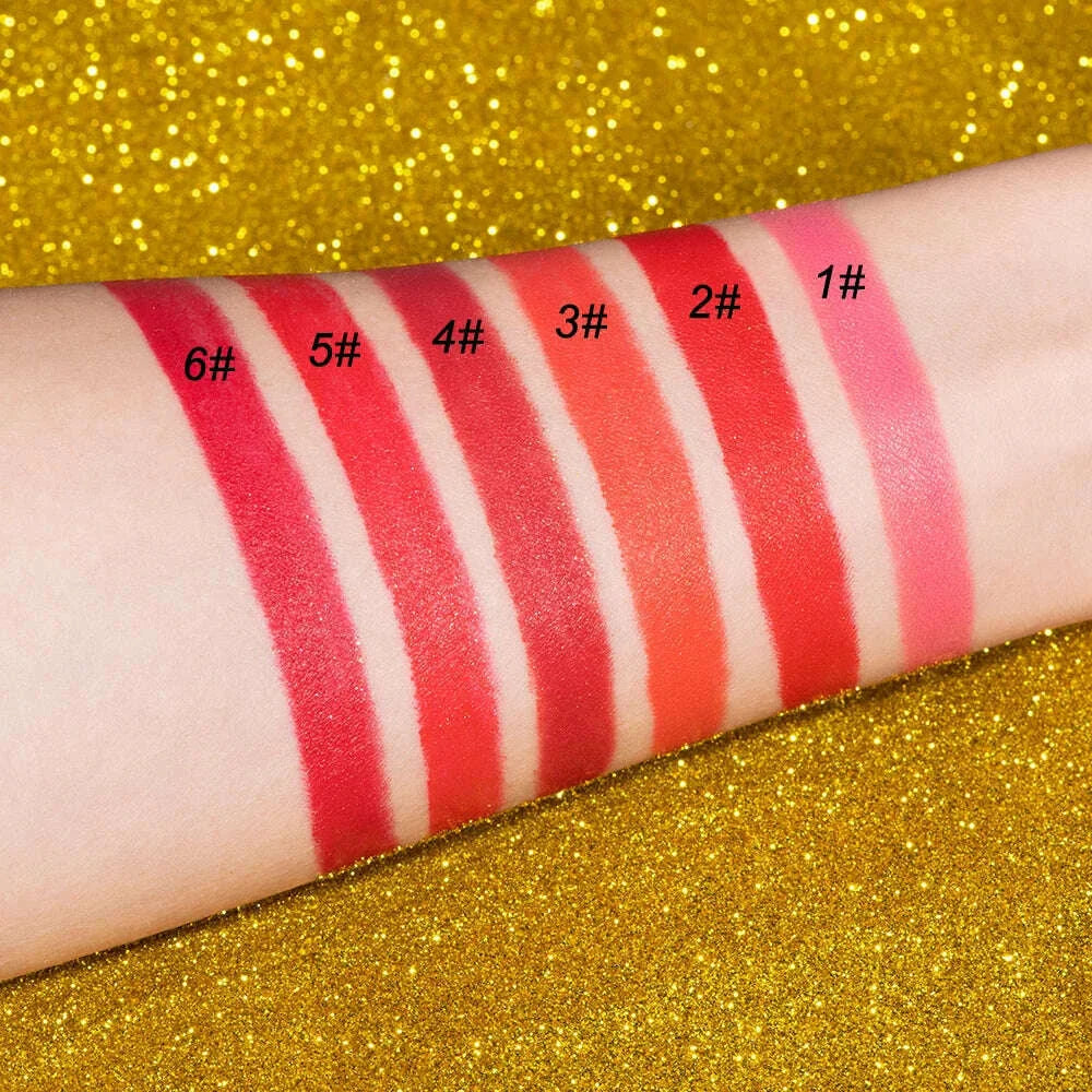 Gold Brick Lipstick Waterproof Pigment Lips Makeup Semi Velvet Creative Lip Stick Cosmetic