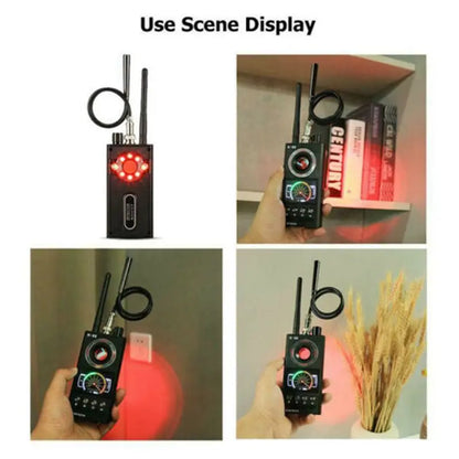 Wireless RF Finder Anti-Spy Camera Detector Bug Locator Radio Scanner Tracker Audio Privacy Security Scanner...