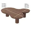 Middle Ancient Pine Solid Wood Coffee Table Nordic Retro Style Multi-function Silent Wind Design for Small Home...