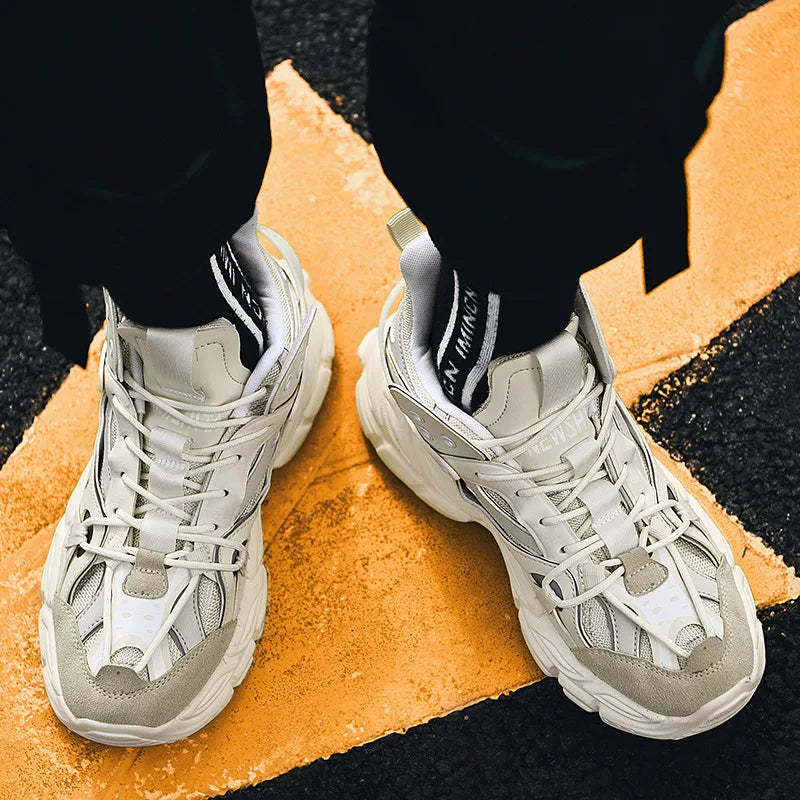 Shoes For Women Men's Sneakers 2025 Spring Fashion Street Style High Cushioning Trainers Male Running Sport Gym Tenis Footwear - Kimlud