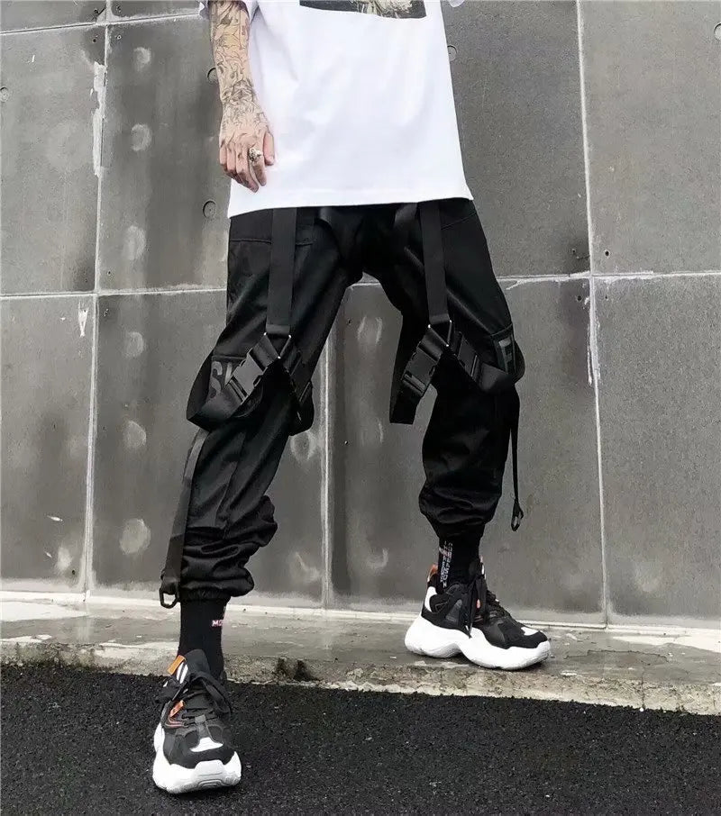 Harajuku Joggers Cargo Pants Men Fashion Casual Multi Pocket Streetwear techwear Men Women Sport Trousers Trending y2k Style - Kimlud