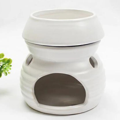 Ceramic Aromatherapy Burner Essential Oil Lamp Hotel Beauty Salon Home Indoor Candle Aroma Furnace Household Decor