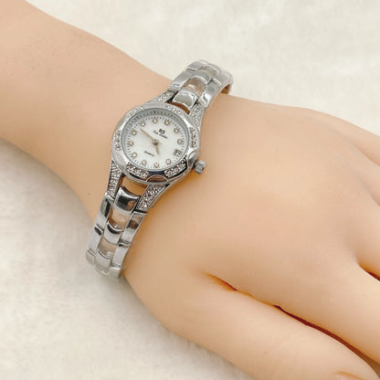 Latest Popular Fashion Gold Plated Bangle Bracelet Watch Wedding Party Gift Birthday Bridal Wristwatch