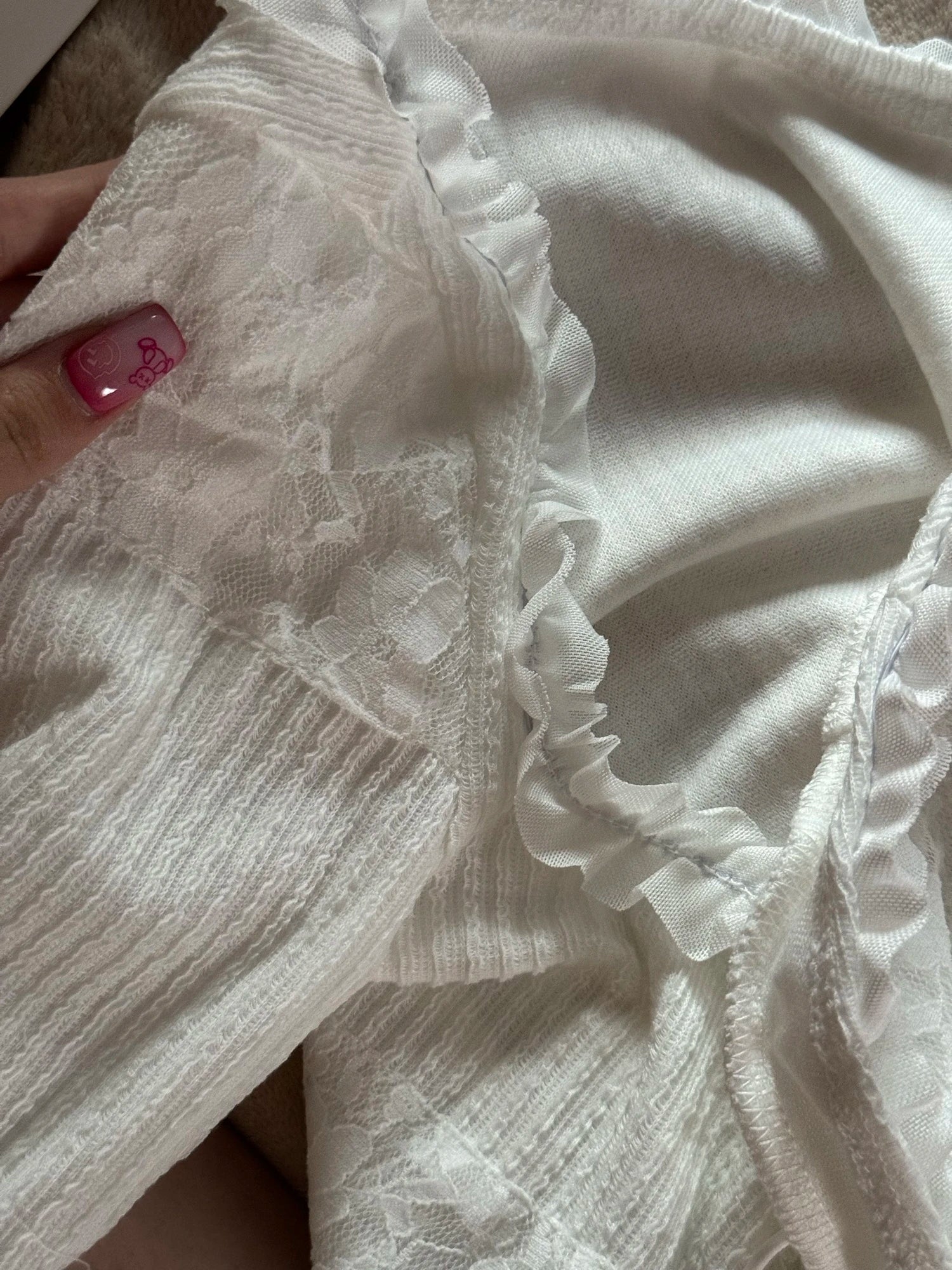 SBM New 2024 2 Piece Matching Sets Elegant Outfits Tie Front Tops and Skirt Co-ord Sets Fashion Y2k Ruffle Tiered Mini Skirts