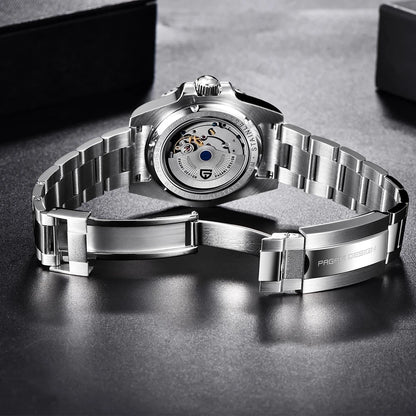 PAGANI DESIGN Top Brand Men Mechanical Wristwatches Luxurys Ceramic Bezel GMT Watches Automatic 100m Waterproof Watch for Men