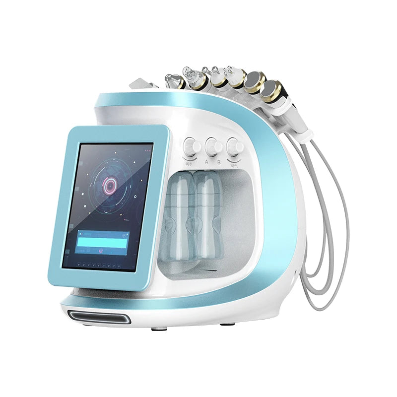 Multifunction hydro dermabrasion oxygen machine for facial cleansing blackhead removal hydration skin tightening for spa...