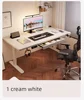 Solid Wood Electric Standing Desk with Drawer, Ergonomic Height Adjustable Sit Stand Office Desk for Home Office Furniture Desks