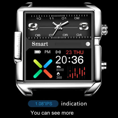 T9 Hybrid Smartwatch Heart Rate Blood Pressure Monitor Waterproof IPS Stylish Smart Watch Seiko Movement For IOS Android - Kimlud