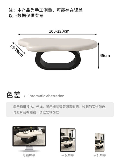 High-End Designer Cloud Coffee Table Set for Living Rooms Durable Small Wooden Panel Wholesale Living Room Furniture