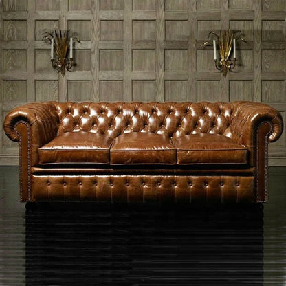 Hot Selling European Chesterfield 3 2 1seater Leather Sofa Set Living Room Furniture | Kimlud Luxury Chair