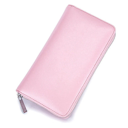 Women RFID Blocking Wallet Genuine Leather Anti Theft 36 Card Holders Women Wallets With Phone Case Clutch Bags Coin...
