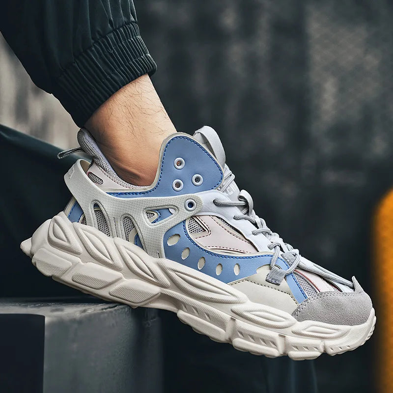 Shoes For Women Men's Sneakers 2025 Spring Fashion Street Style High Cushioning Trainers Male Running Sport Gym Tenis Footwear - Kimlud